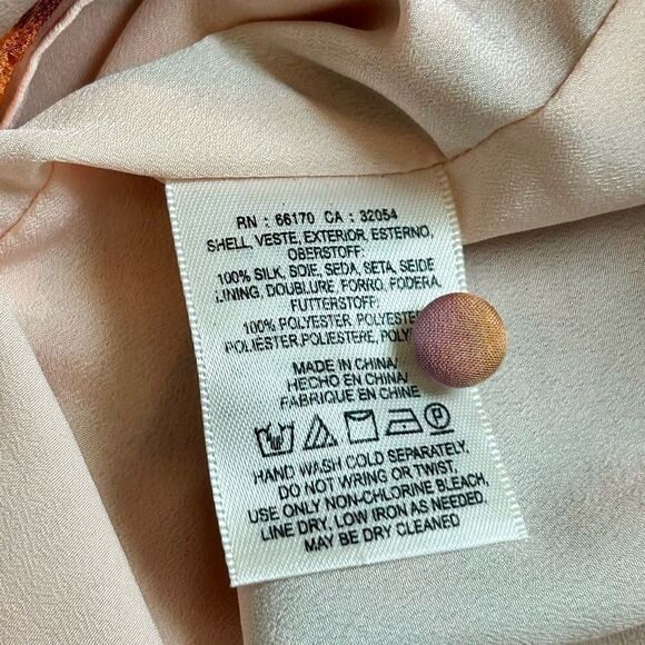 ANTHROPOLOGIE Maeve Jaida  Floral Silk Kimono Dress Size 12 - Picture 8 of 8